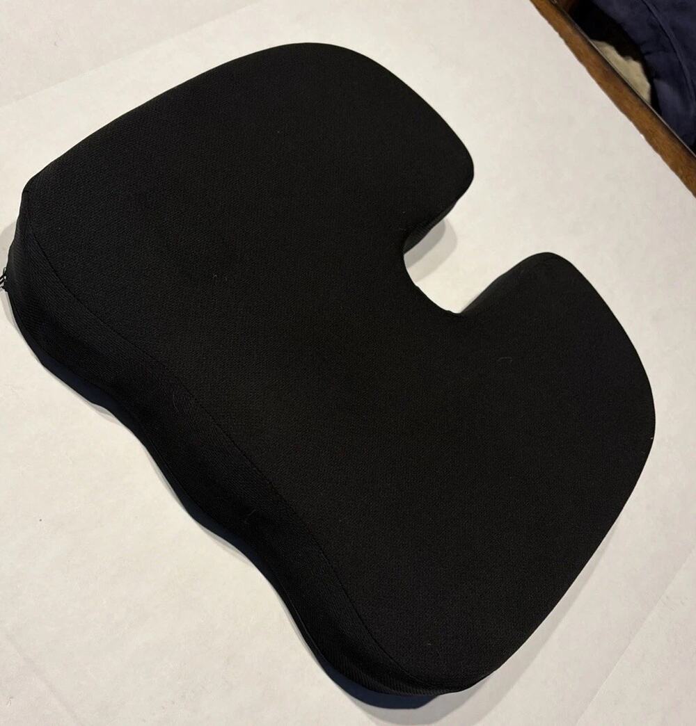 5 STARS UNITED Seat Cushion for Tailbone Pain Relief – Large Memory Foam Cushion